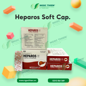 Thuốc đường tiêu hoá  Heparos Soft Cap.
